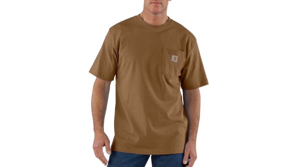 Carhartt Workwear Pocket T-Shirt - Men's, Carhartt Brown, Medium, Regular, K87-BRN-MED-REG