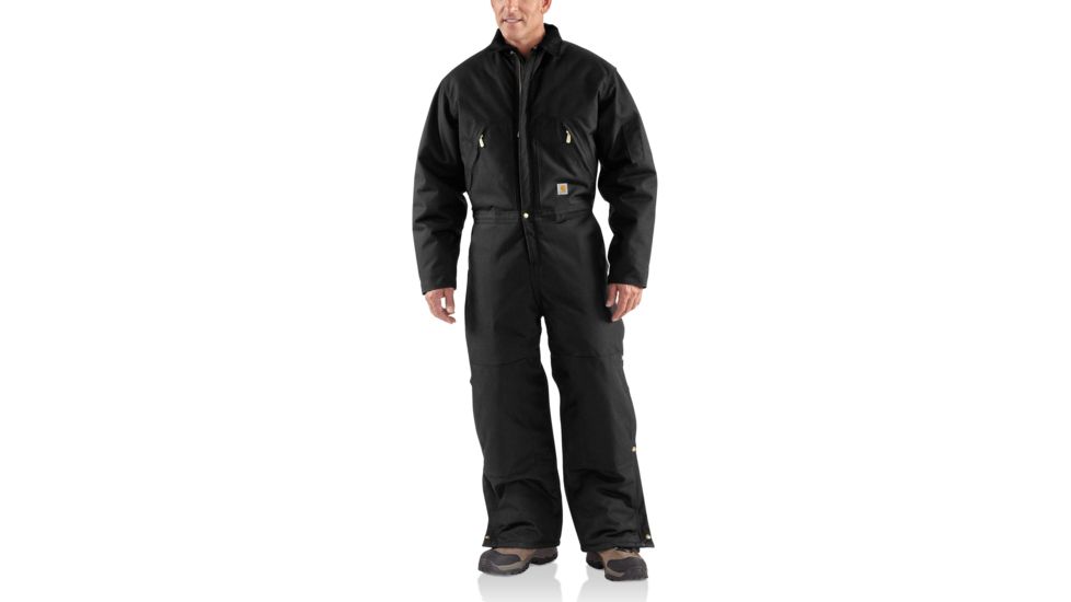 Carhartt Yukon Extremes Coverall Arctic Quilt Lined for Mens, Black, 44/Regular X06-BLK-REG-44