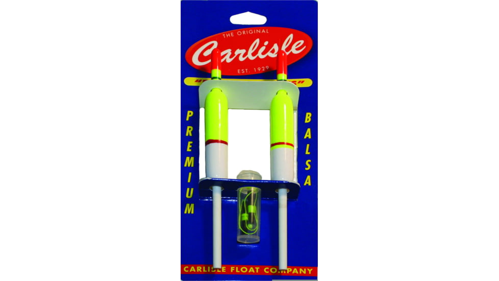 Carlisle Slip Float 3/8in Pencil 2pk w/Bobber Stops, CAQP-786SK