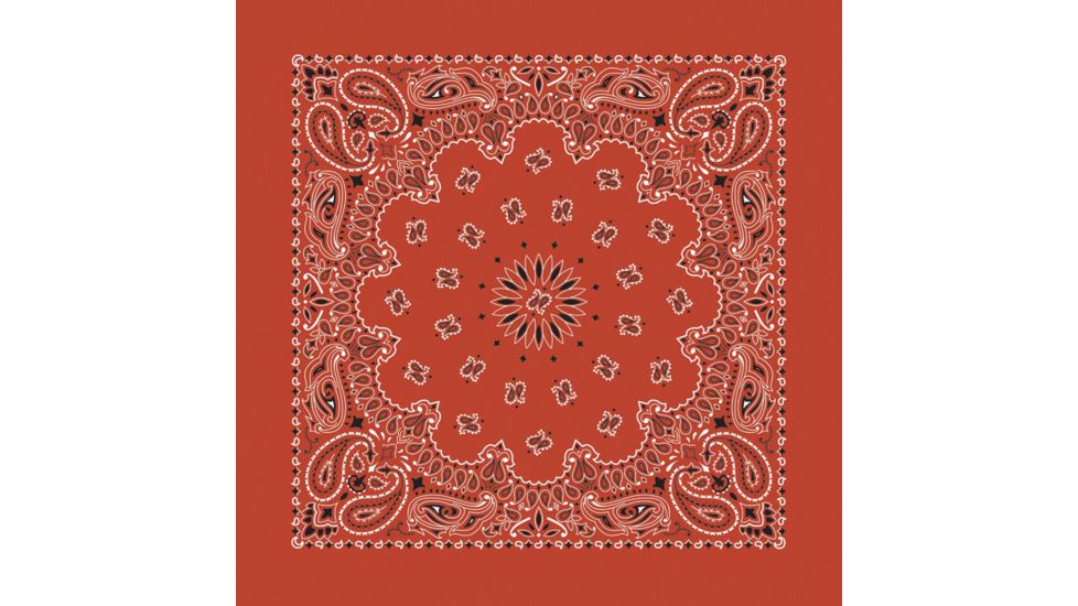 Carolina Manufacturing Bandana Paisley Terracotta B22PAI-000014