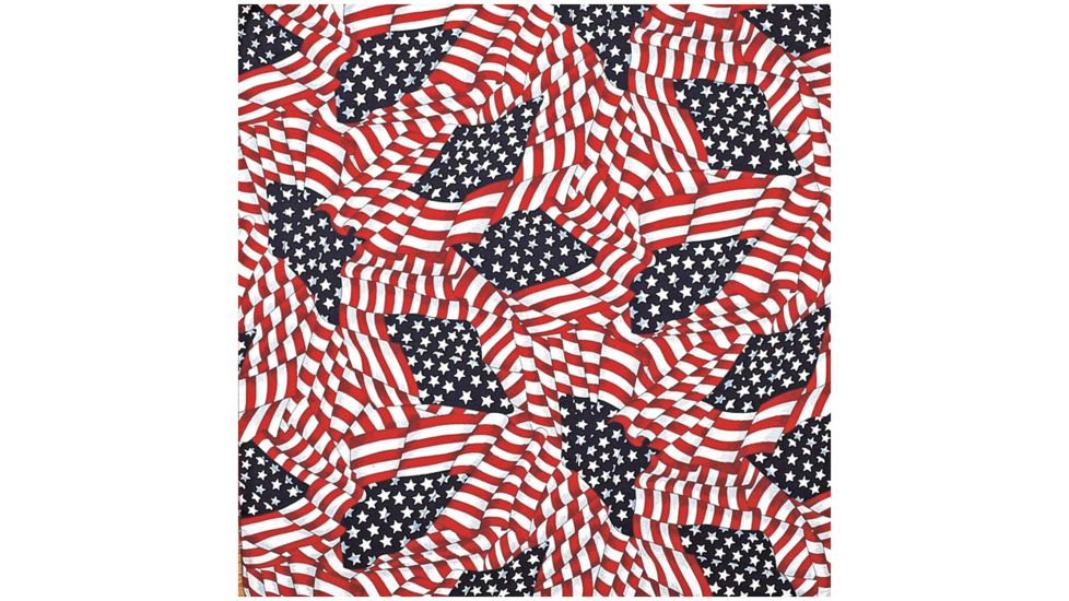 Carolina Manufacturing Tossed American Flag B22AME-000115