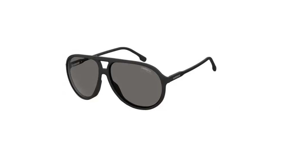 Carrera 237/S Sunglasses, Matte Black Frame, Gray Polarized Lens, 716736298030