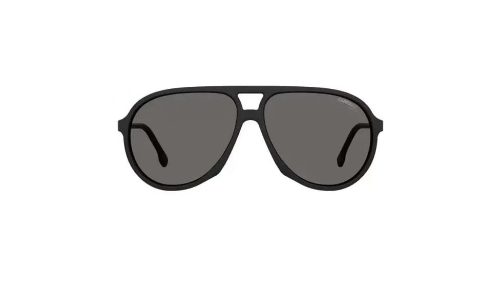 Carrera 237/S Sunglasses, Matte Black Frame, Gray Polarized Lens, 716736298030