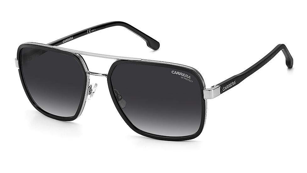 Carrera 256/S Sunglasses, Black Ruthenium Frame, Grey Shaded Lens, 716736360881