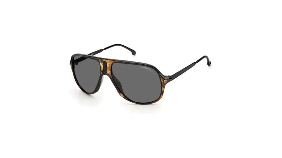 Carrera Safari65/N Sunglasses, Brown Havana Frame, Grey Polarized Lens, 716736442655
