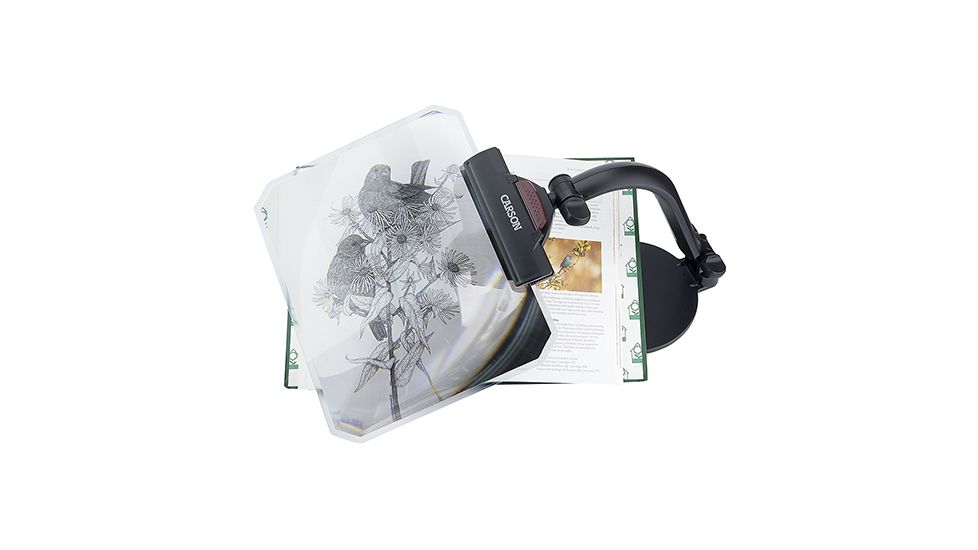 Carson 1.5x Desktop Stand Fresnel Magnifier Loupe CP-10