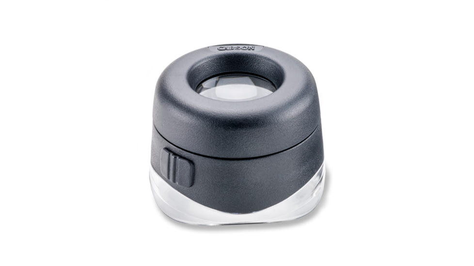 Carson 10x LED VersaLoupe, Lighted, Black, LH-50