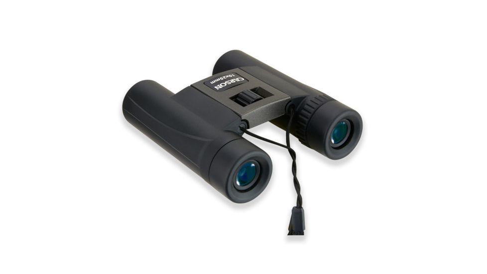 Carson 10x25mm Compact Binoculars, Silver/Black TM-025