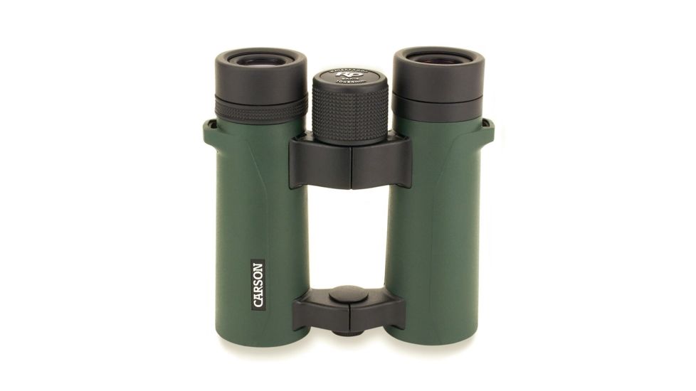 Carson 10x34 Open Bridge Binocular, Green, RD-034