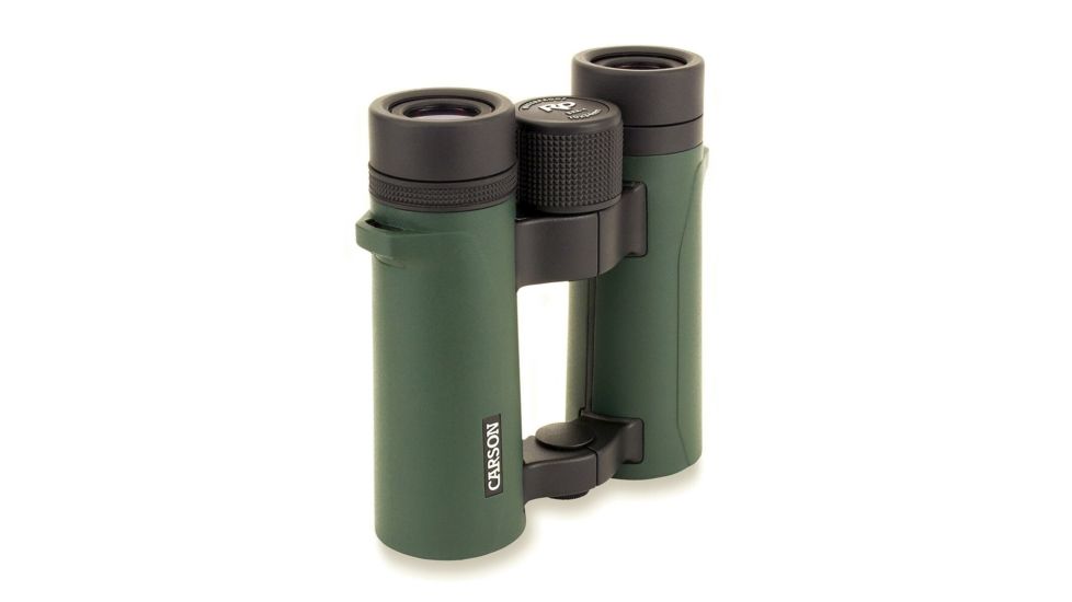 Carson 10x34 Open Bridge Binocular, Green, RD-034