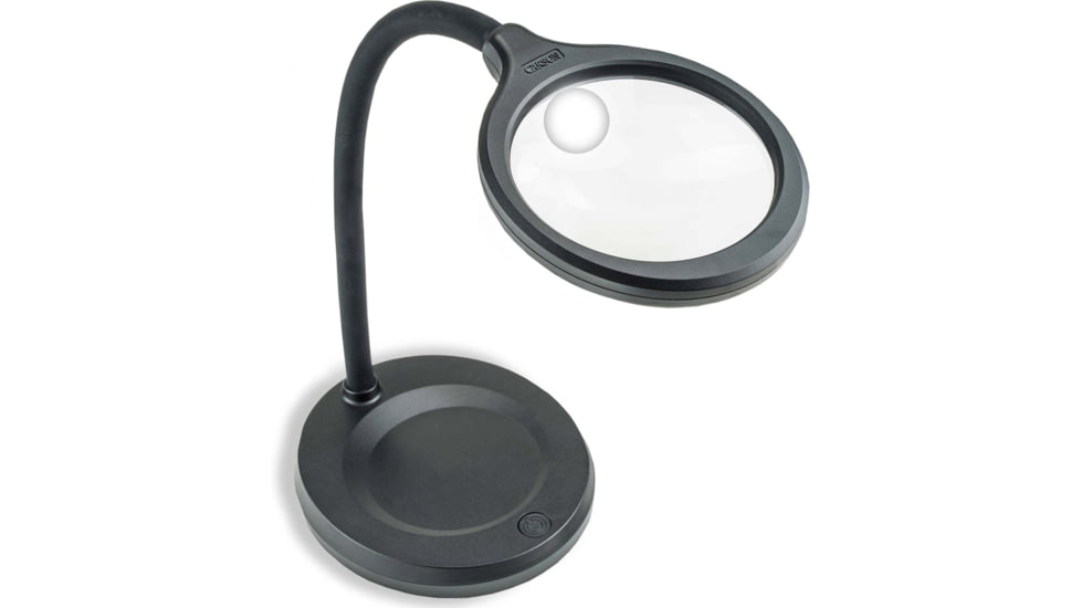 Carson 2-5x DeskBrite 300 Aspheric COB LED Desk Top Magnifier, 3.5 in, LM-30