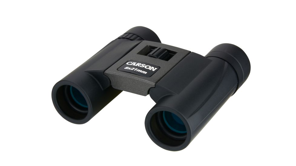 Carson 8x21mm Compact Binoculars, Black/Grey TM-821