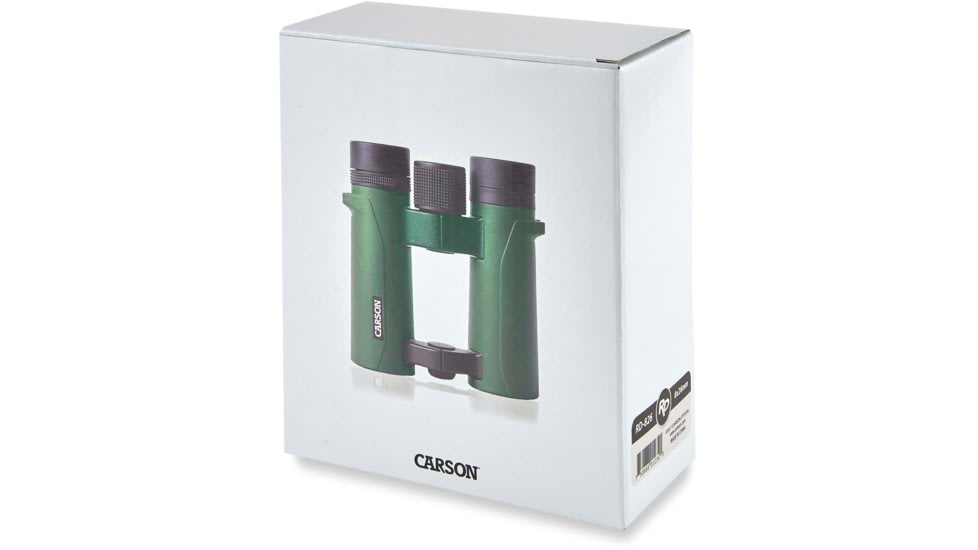 Carson 8x26 Open Bridge Binocular, Green, RD-826