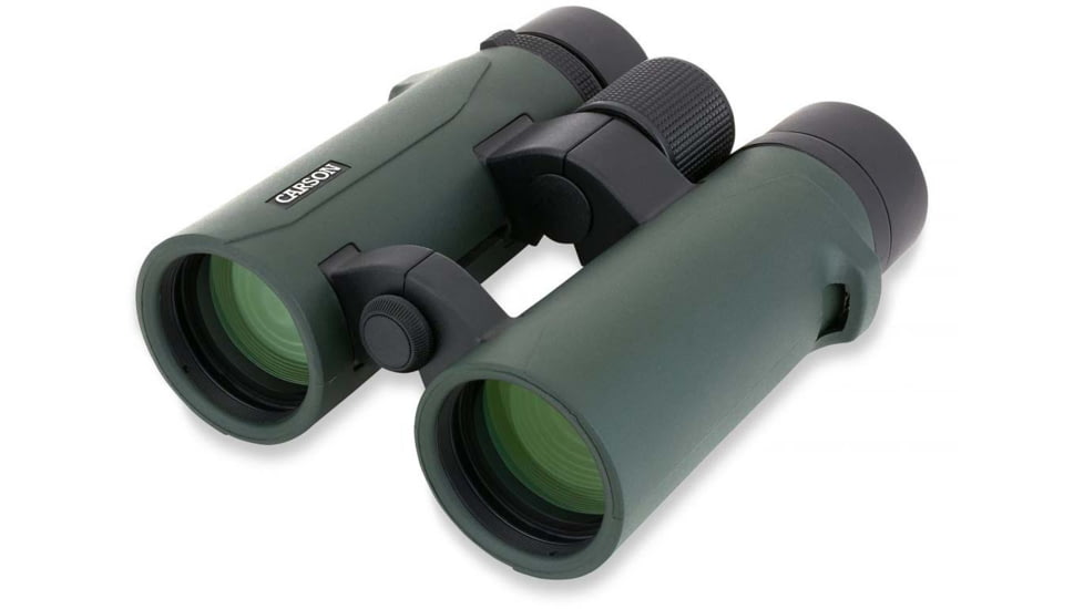 Carson 8x42mm RD Series Binocular w/Hard Protective Case, Green, RD-842
