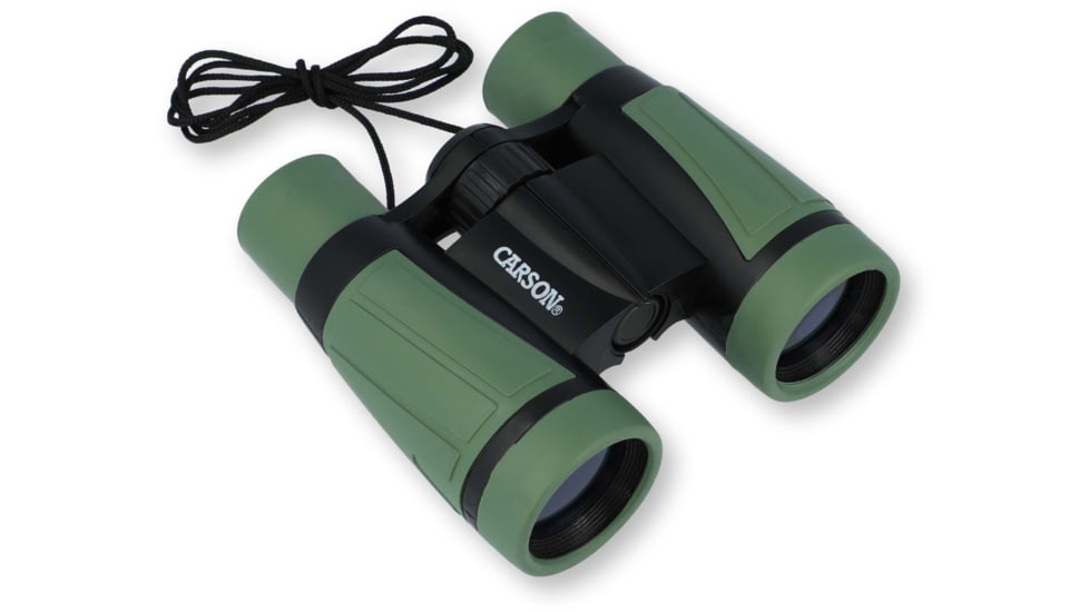 Carson Adventure Pak Binoculars, 5x30mm, Roof Prism, Matte Green, HU-401