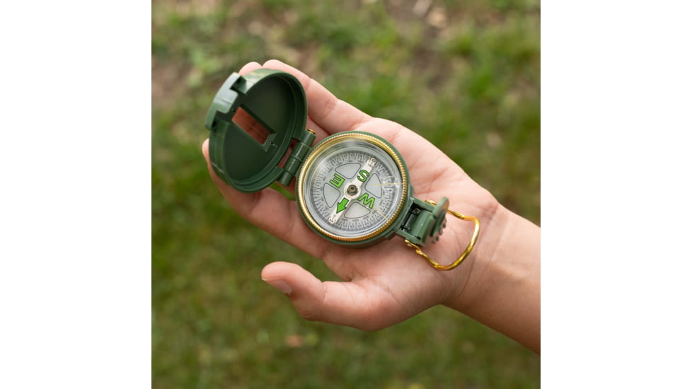 Carson Adventure Pak Binoculars, 5x30mm, Roof Prism, Matte Green, HU-401