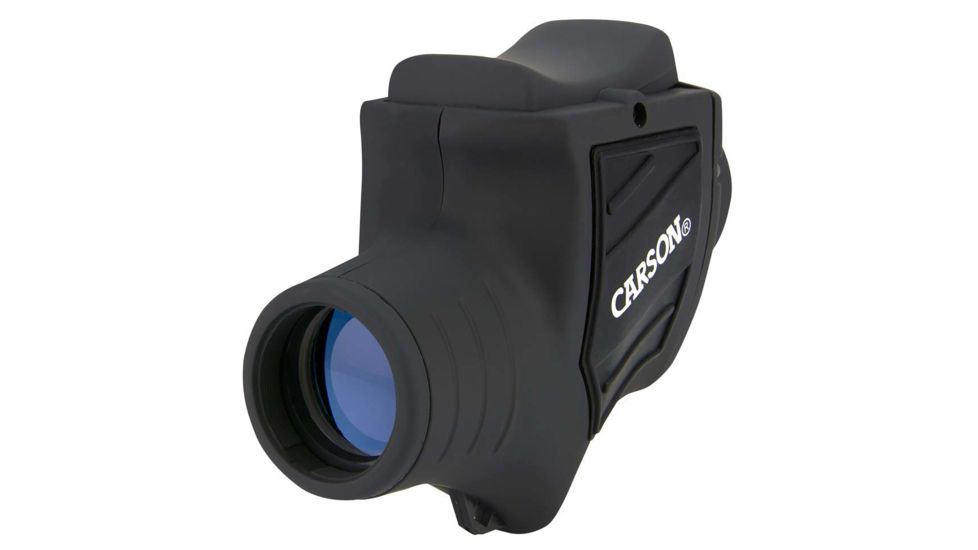 Carson Bandit 8x25mm Porro Prism Monocular, Black w/ One Touch Focus Lever BA-825