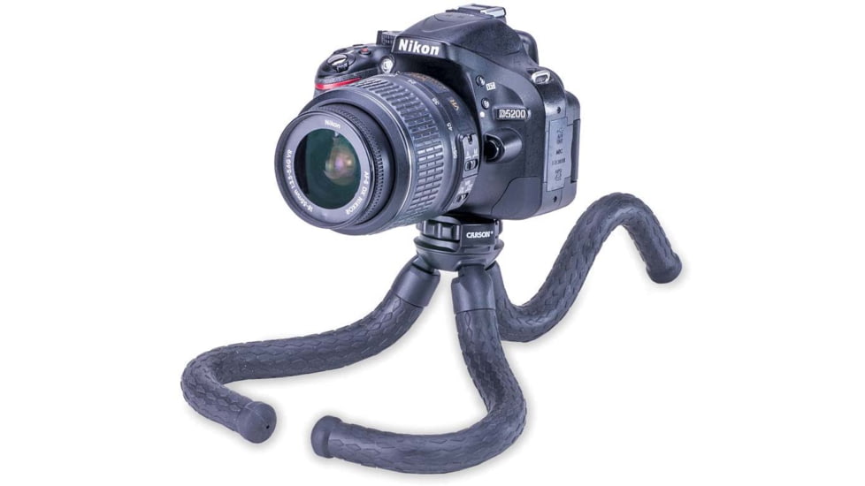 Carson BoaPod Flexible Leg Tripod w/Universal Smartphone Adapter, Black, TR-050