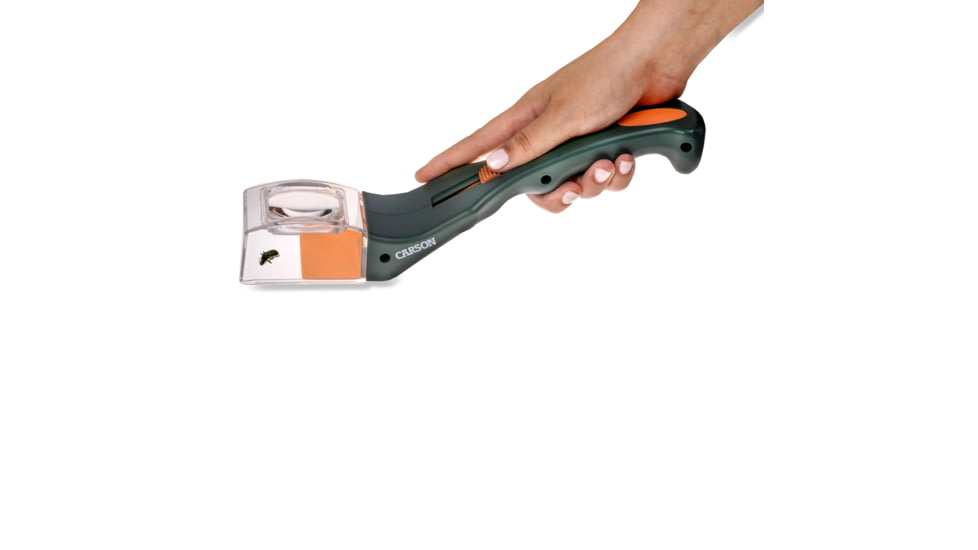 Carson BugView One Hand Bug Catcher with 5x Magnifier Outdoor Green HU-10