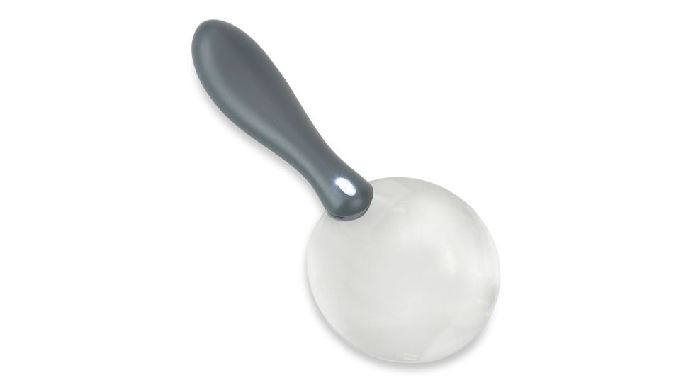 Carson ChargeIt LED Lighted Magnifier, Grey, 3.4 x 1.2 x 7.9 Inches UM-90