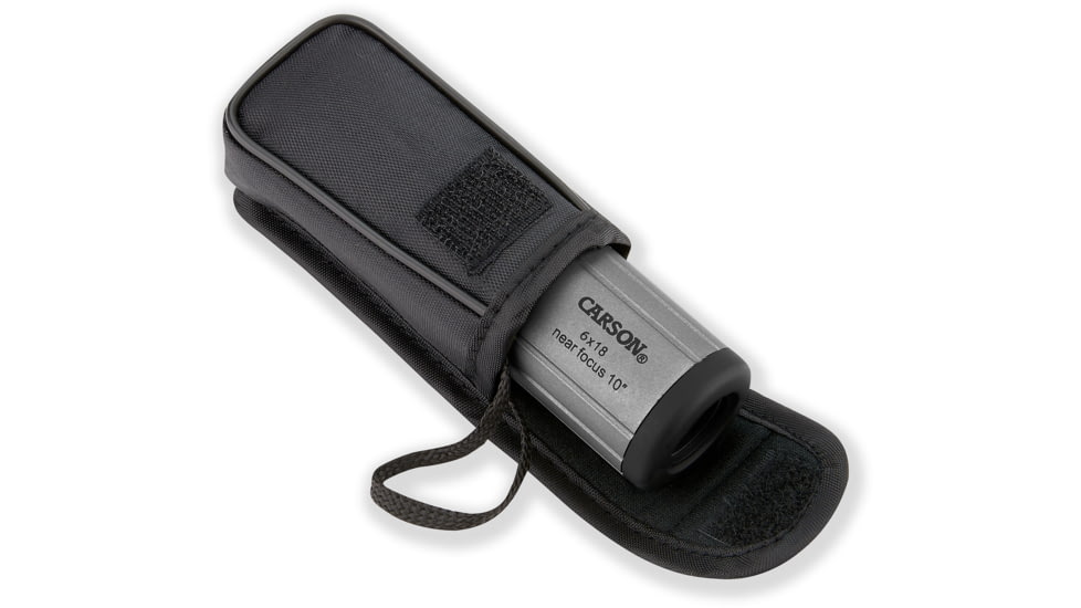 Carson CloseUp 6x18 Close-Focus Portable Monocular, Gray/Black CF-618