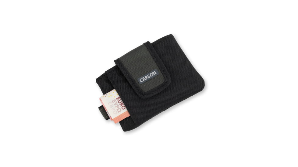 Carson Compact Travel Wallet, Black/Grey, EW-10GY