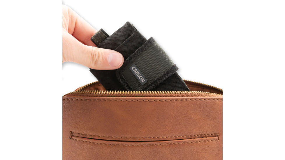 Carson Compact Travel Wallet, Black/Grey, EW-10GY