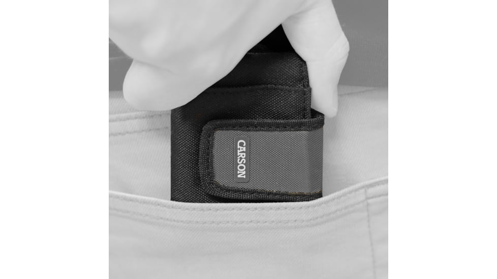 Carson Compact Travel Wallet, Black/Grey, EW-10GY