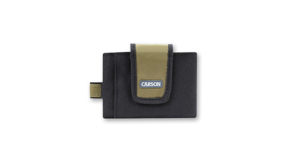 Carson Compact Travel Wallet, Black/Olive, EW-10OL