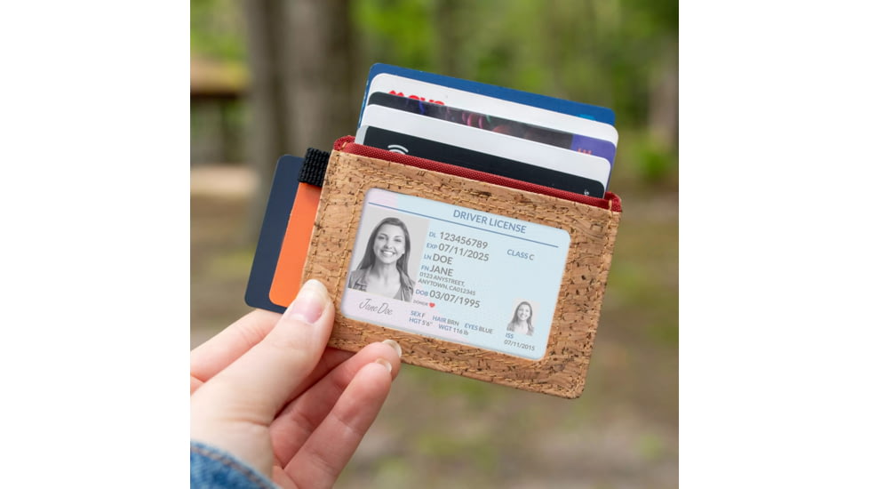 Carson CorkTek Compact Travel Wallet, Black, EW-30BK