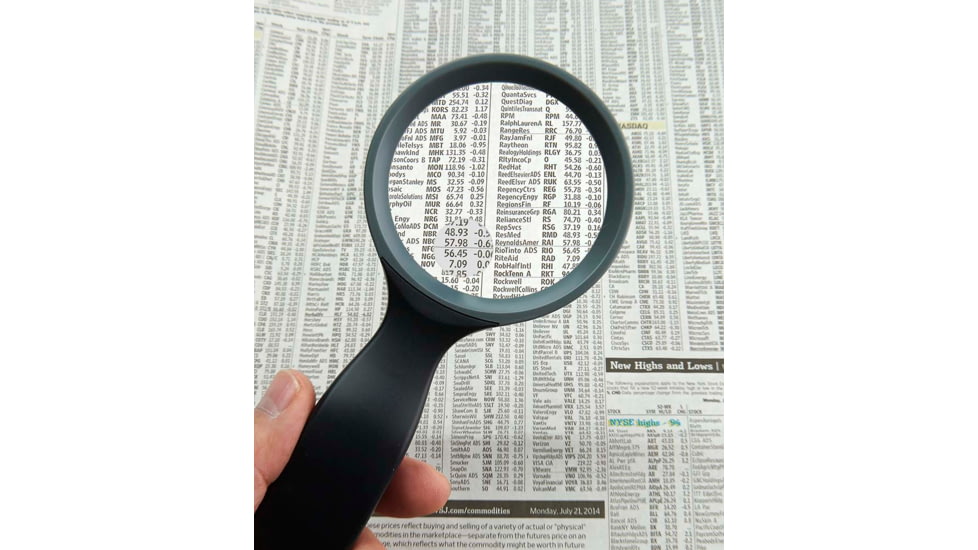 Carson HandHeld 2.5x Magnifier with 5x Spot Lens, JS40