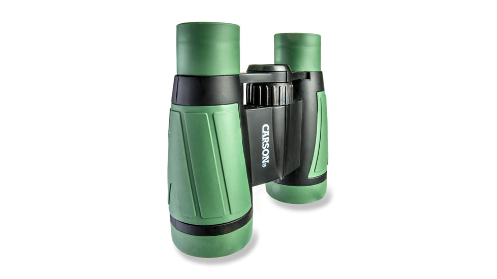 Carson Hawk 5x30mm Roof Prism Ultra Deluxe Kid's Binoculars, Matte, Green, HU-530