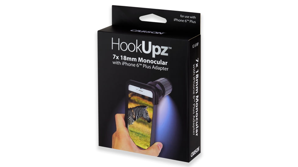 Carson Hookupz 7x18mm Monocular for iPhone 6 Plus IC-618P