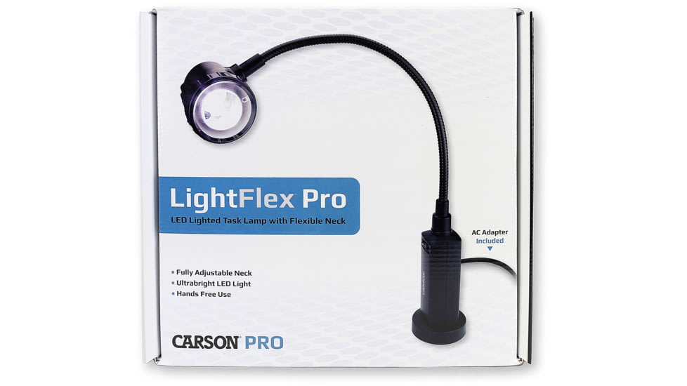 Carson LightFlex Pro LED Task Light, Black LF-10