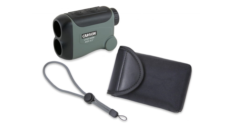 Carson LiteWave Laser Rangefinder, 650 yd, Gray, RF-650