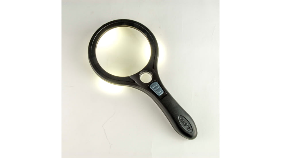 Carson Lume Series 2.5x Aspheric COB LED Magnifier w/7x Spot Lens, 3.5 in, AS-90