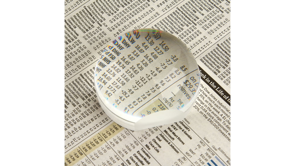 Carson LumiDome Plus 2x Polished Ball Loupe with 75mm base LD-75