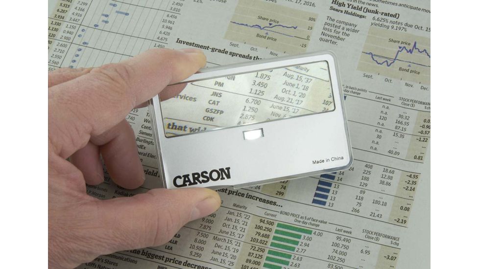 Carson MagniCard MC-99  Magnifier Loupe