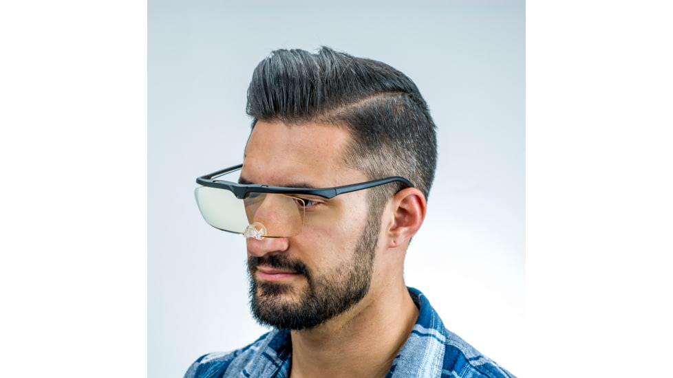 Carson Magnifying Hobby Glasses, 1.8x Magnification, Black, 5.8 x 6.8 x 1.8 in, CP-12