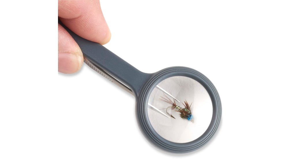 Carson MagniGrip 4x Magnifier with Attached Precision Tweezers MG-55