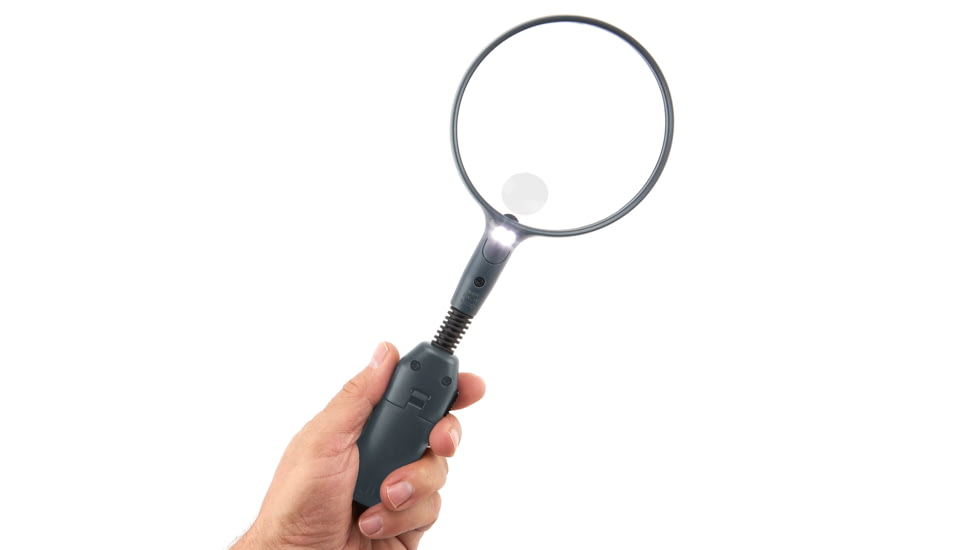 Carson MagniLamp 2x Lighted Detachable 2-in-1 Magnifier w/ 3.5x Spot Lens GN-55