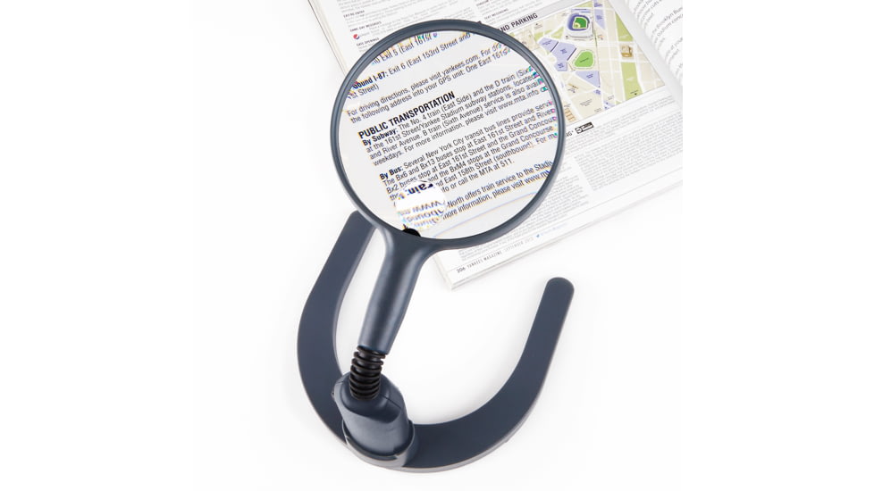 Carson MagniLamp 2x Lighted Detachable 2-in-1 Magnifier w/ 3.5x Spot Lens GN-55