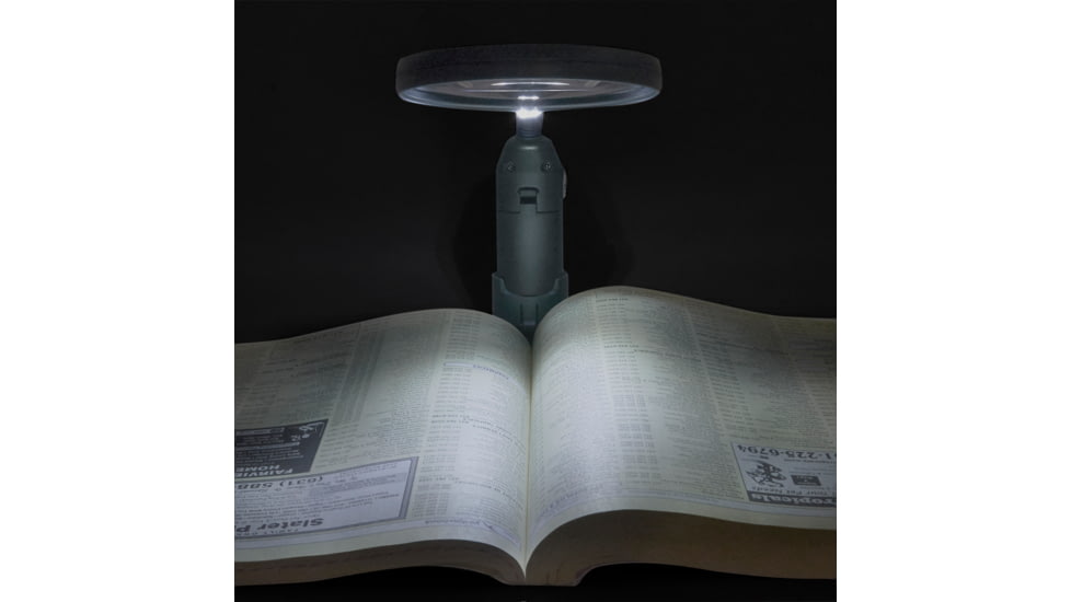 Carson MagniLamp 2x Lighted Detachable 2-in-1 Magnifier w/ 3.5x Spot Lens GN-55