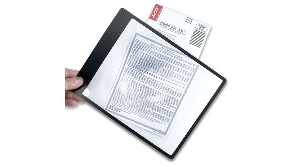 Carson MagniSheet 2x Full Size Page 10.75 in x 8.25 in Big Magnifier / Large Loupe DM-11