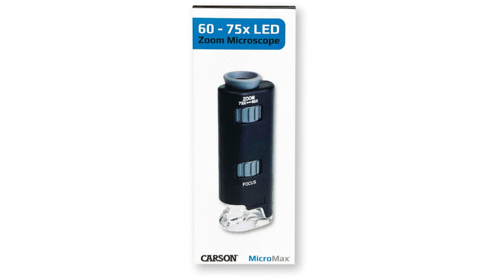 Carson MicroMax LED 60-75x Lighted Pocket Microscope MM-200