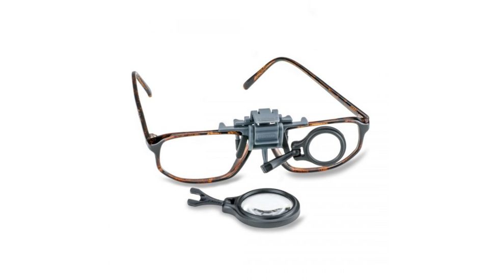Carson OcuLens 5x / 7x Clip-on Adjustable Eyeglass Magnifier Loupe Set OL-57