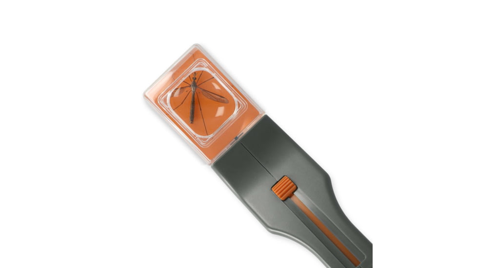 Carson Optical Humane Bug Catcher Tool for Insect Catch-and-Release w/ 5x Magnifier, Gray, 2.2 in x 1.6 in x 10.5 in, HU-30