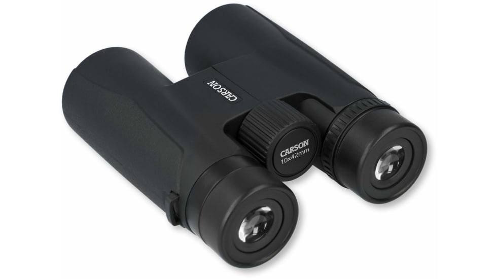 Carson Optical Makalu 10x42mm Power Lightweight and Portable Full Size Binoculars, Black, 5.9 in x 5.1 in x 2.3 in, MK-042
