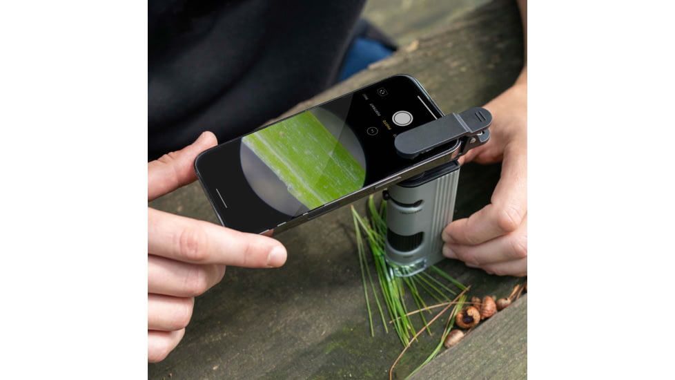 Carson Optical MP-400 MicroPic 120-240x Pocket Microscope, Gray, 1.0 in x 1.7 in x 5.1 in, MP-400