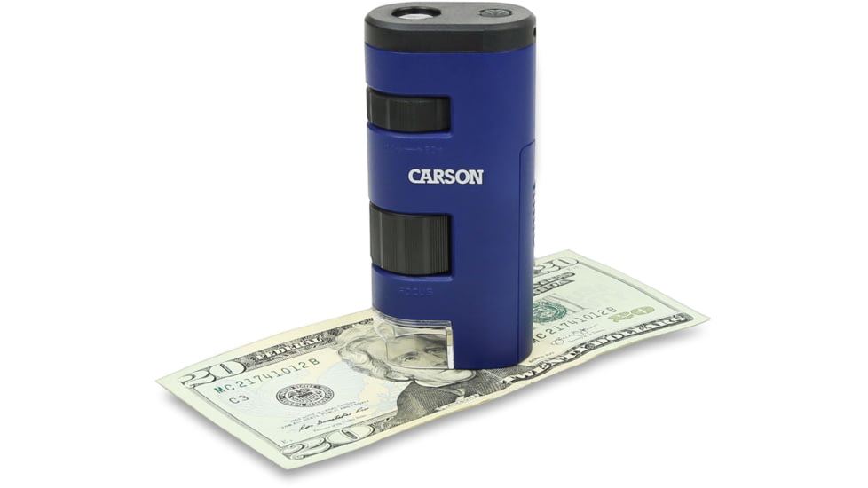 Carson Optical PocketMicro, 20-60x Power Microscope,Blue, MM-450
